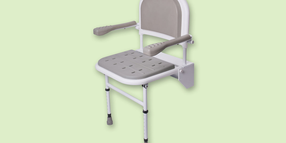 Perching Stool with Padded Seat Folding Shower Seat Padded Seat